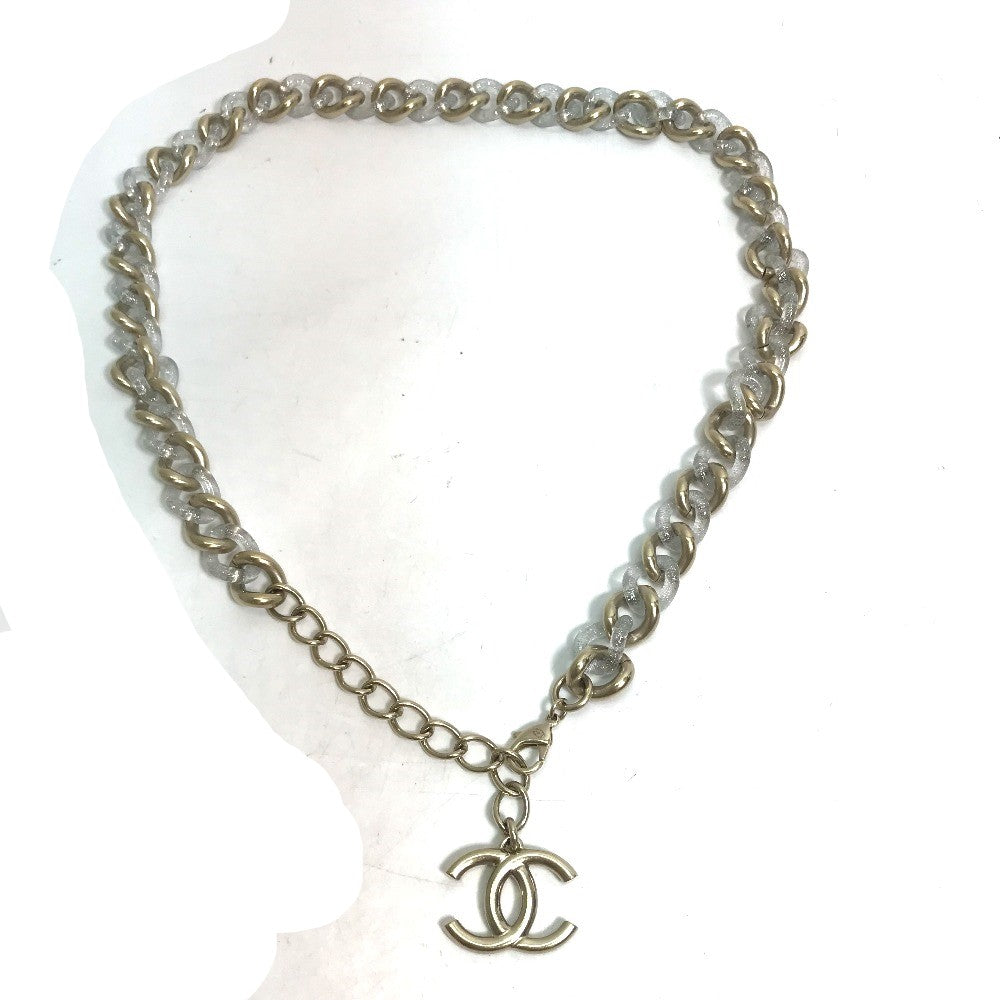CHANEL belt Metal, Plastic gold 17K CC COCO Mark Women