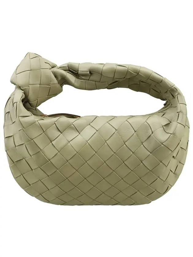 Luxury Bottega Veneta Jodie Intrecciato Small Tote Bag Travertine