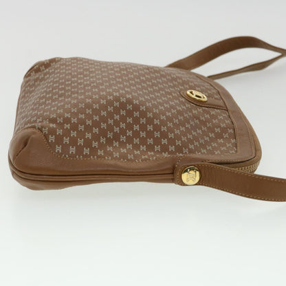 Luxury CELINE Shoulder Bag Leather Brown  33155