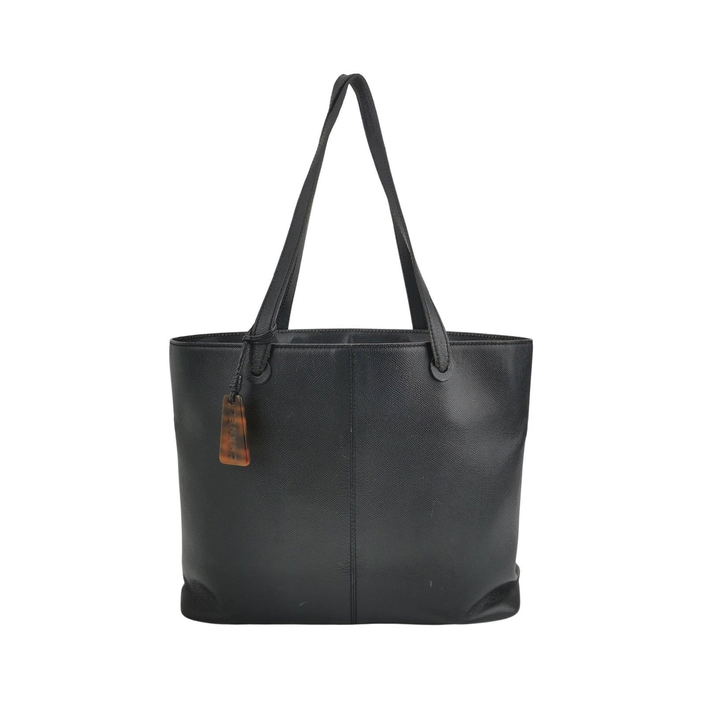 Chanel 1997-1999 Black Leather Tote Bag
