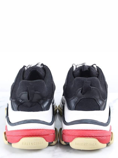 Luxury Balenciaga Trending 2025 Triple S sneakers black red 41 260