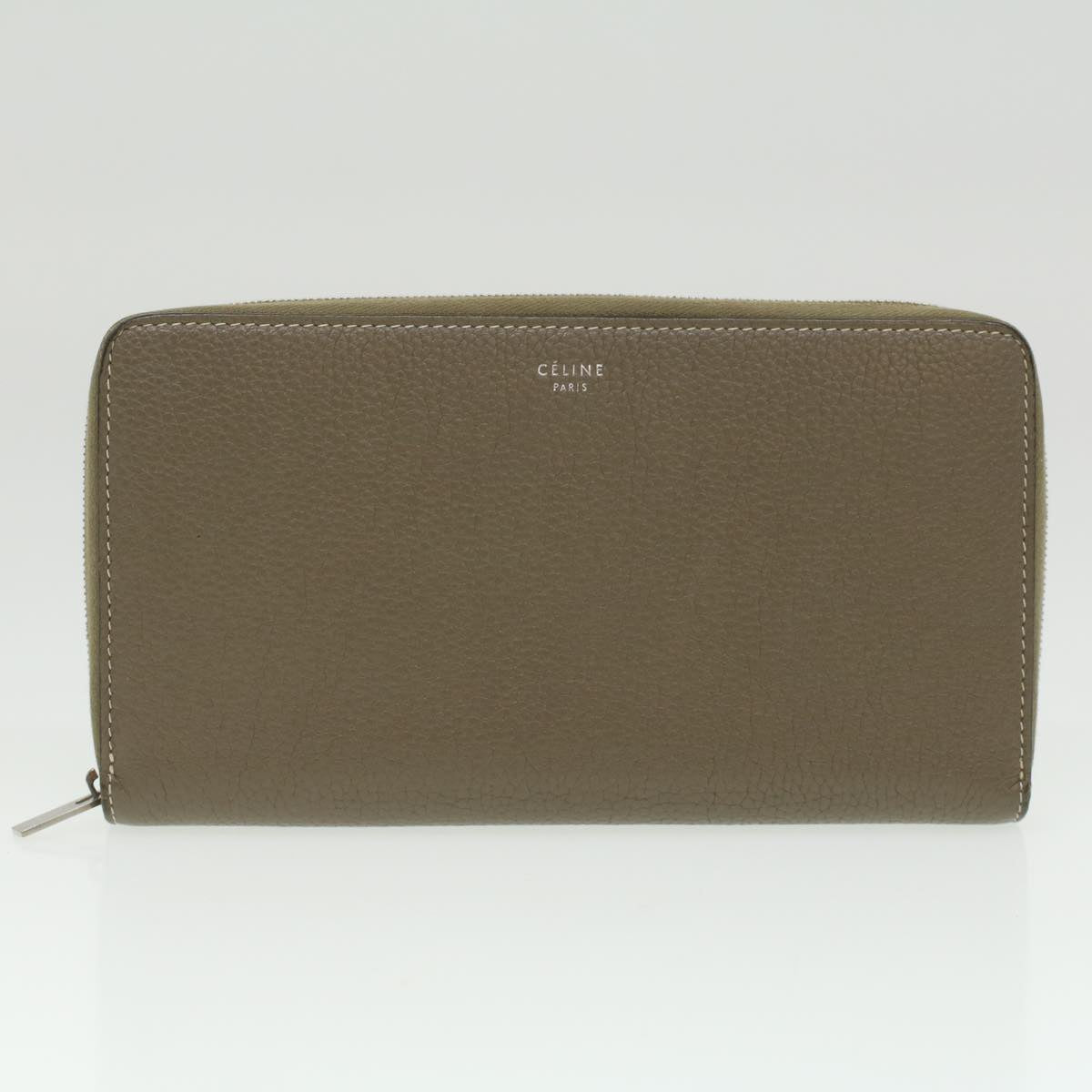 Luxury CELINE Wallet Leather 2Set Gray Red Navy  34079