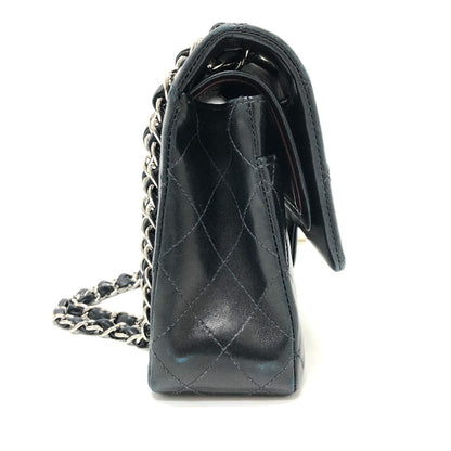 CHANEL Shoulder Bag A01112 lambskin black Matrasse 25