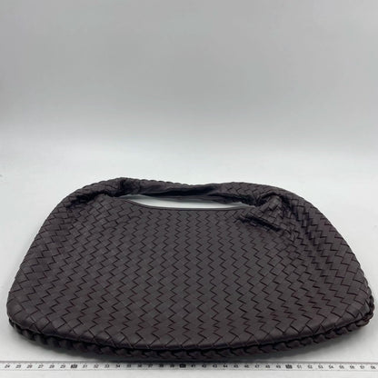 Bottega Veneta Intrecciato Hobo Bag Medium Brown Lambskin leather 40cm Never Worn