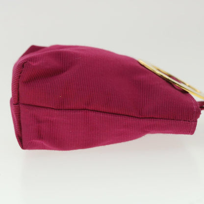Luxury CELINE Logo Pouch Nylon Red Pink  36350