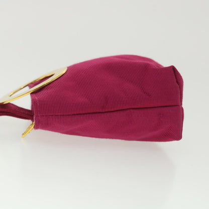 Luxury CELINE Logo Pouch Nylon Red Pink  36350