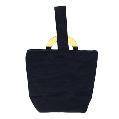 Luxury CELINE Logo Pouch Nylon Navy  36351