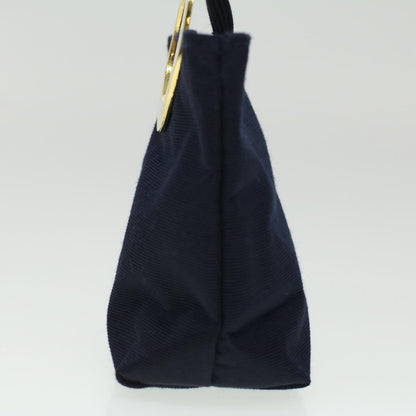 Luxury CELINE Logo Pouch Nylon Navy  36351