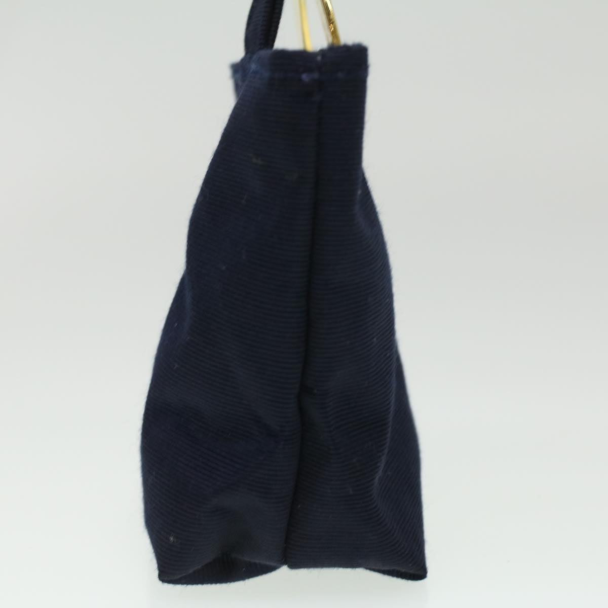Luxury CELINE Logo Pouch Nylon Navy  36351