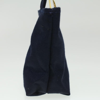 Luxury CELINE Logo Pouch Nylon Navy  36351