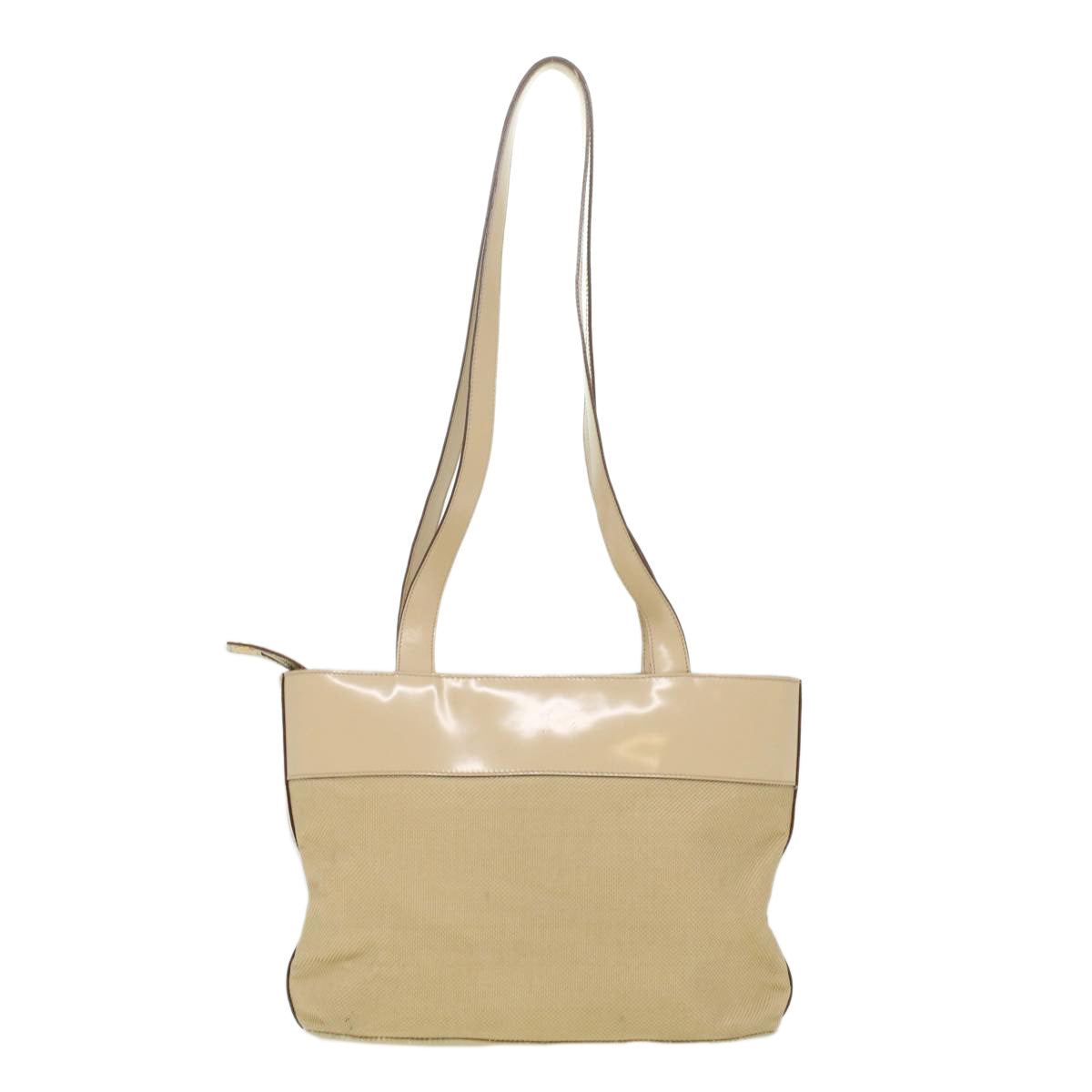 Luxury CELINE Shoulder Bag Enamel nylon Beige  36352
