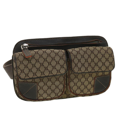 Luxury CELINE Macadam Canvas Waist Bag Beige PP-ST-0087  36583