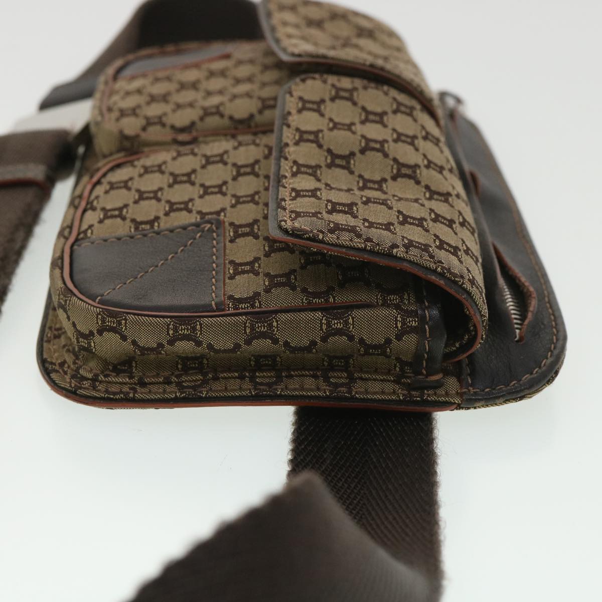 Luxury CELINE Macadam Canvas Waist Bag Beige PP-ST-0087  36583
