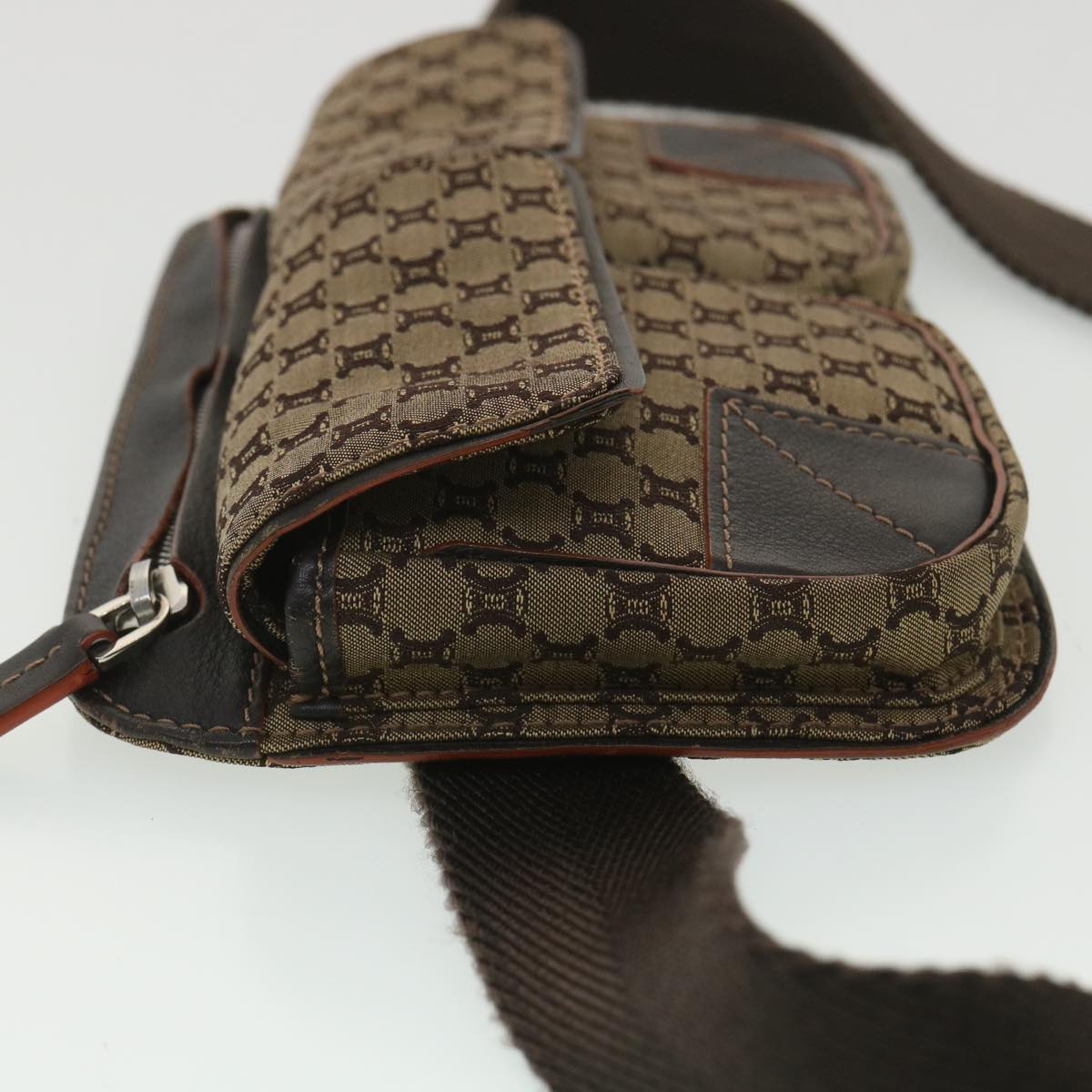 Luxury CELINE Macadam Canvas Waist Bag Beige PP-ST-0087  36583