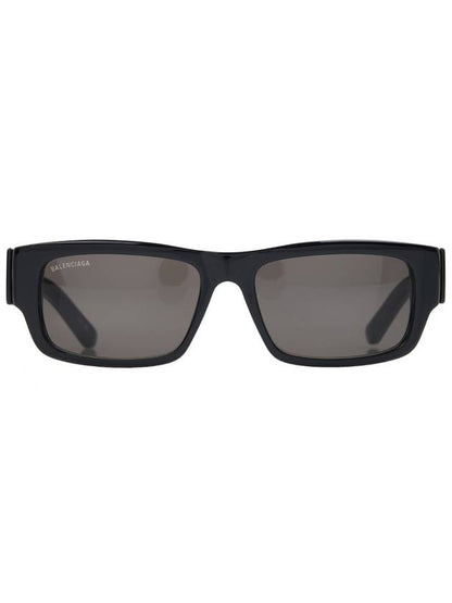 Luxury Balenciaga Trending 2025 Acetate Rectangular Frame Sunglasses Black