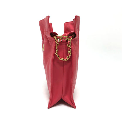 CHANEL Handbag lambskin pink COCO Mark Matelasse Quilting