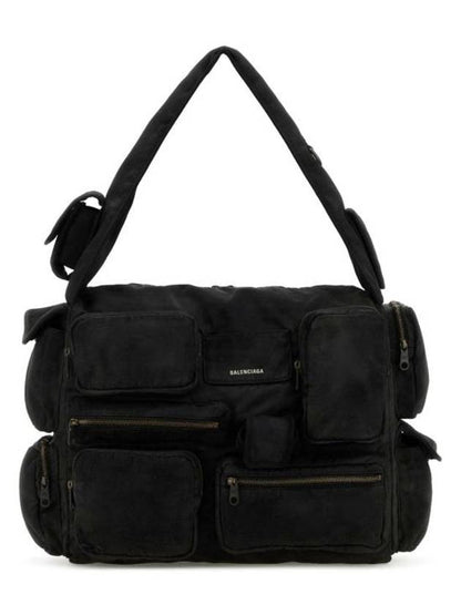 Luxury Balenciaga Trending 2025 Superbusy Large Cross Bag Black