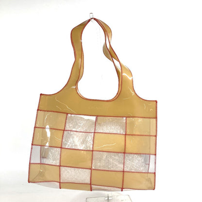 CHANEL Shoulder Bag Plastics beige CC COCO Mark Women