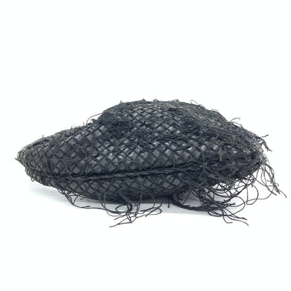 Bottega Veneta Intrecciato Hobo Bag Net and Fringes Black Lambskin leather Medium 45cm
