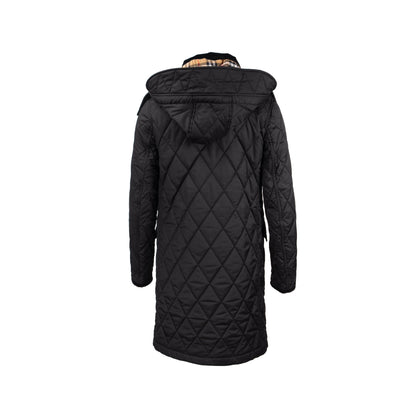 Burberry Size Quilted Jacket Polyester Black