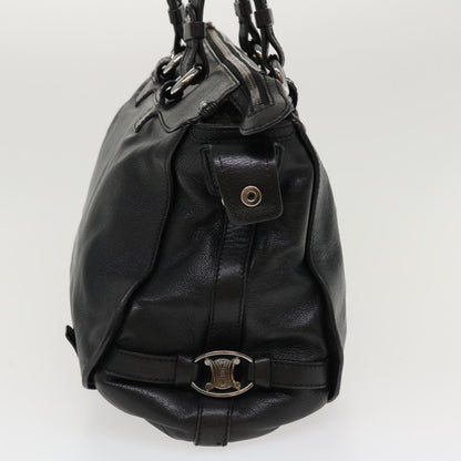 Luxury CELINE Shoulder Bag Leather Black  38040