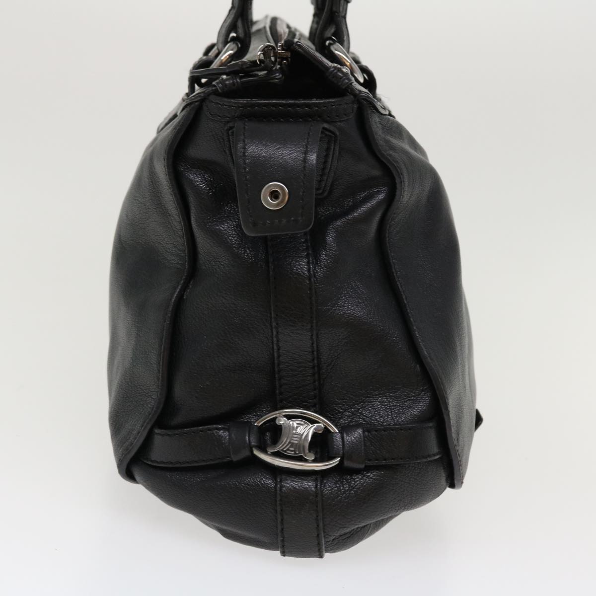 Luxury CELINE Shoulder Bag Leather Black  38040