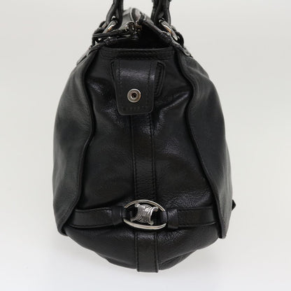 Luxury CELINE Shoulder Bag Leather Black  38040