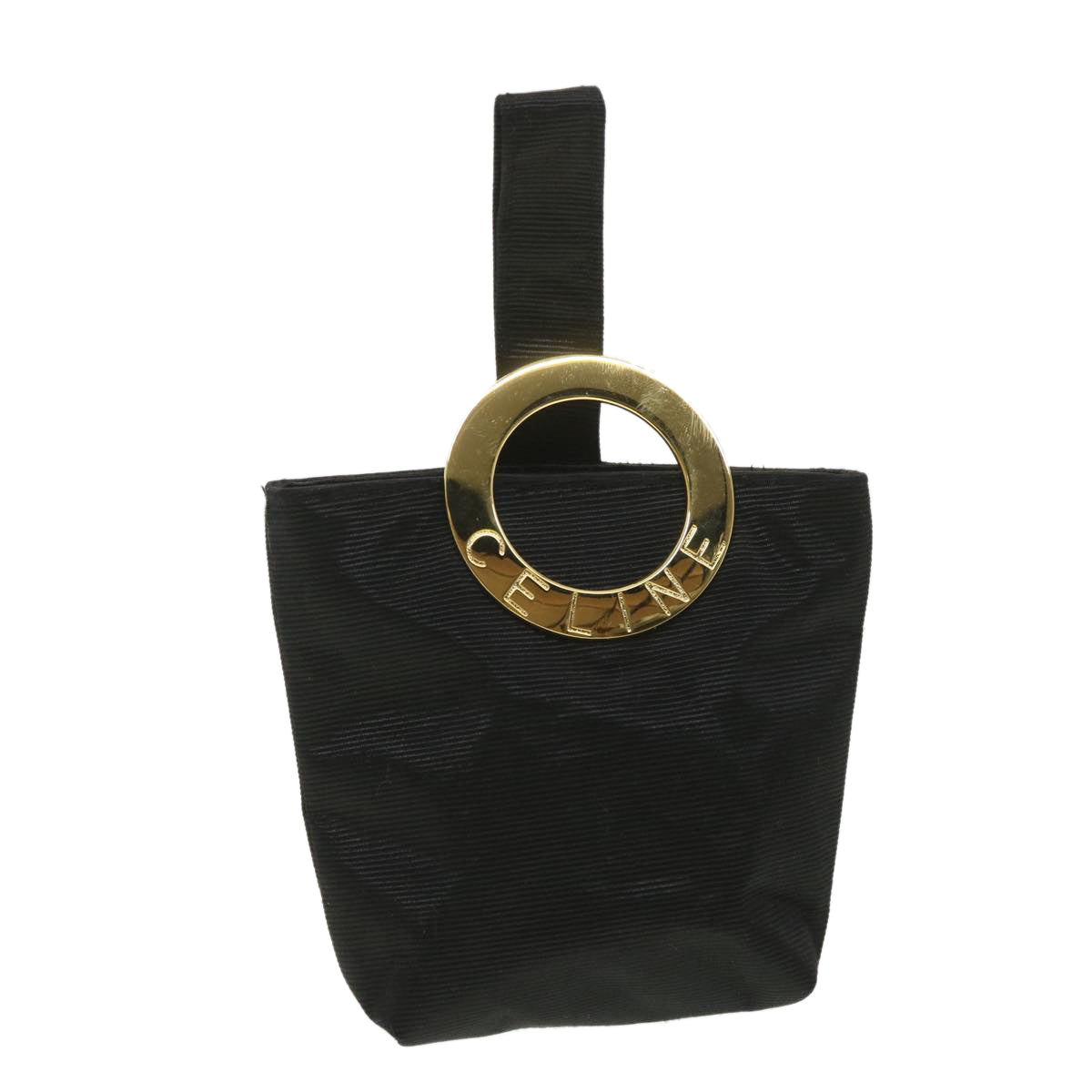 Luxury CELINE Pouch Nylon Black  38667