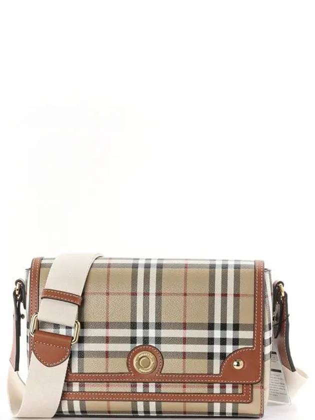 Luxury Burberry Note Crossbody Bag Briar Brown
