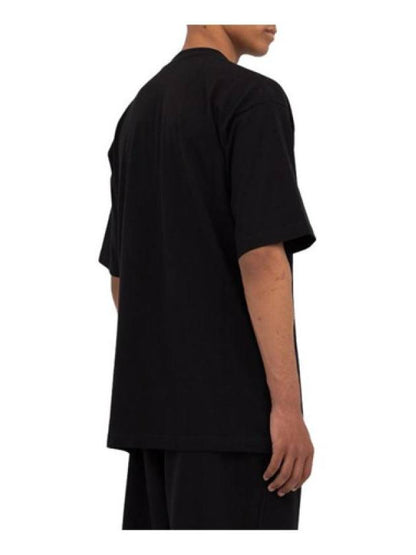 Luxury Balenciaga Trending 2025 Gym Wear Logo Print Short Sleeve T-Shirt Black