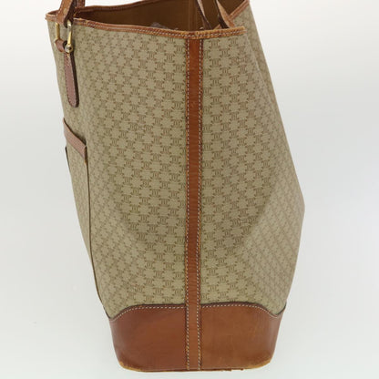 Luxury CELINE Macadam Canvas Tote Bag Beige  39385
