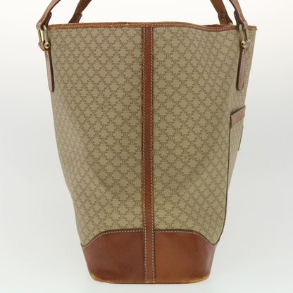 Luxury CELINE Macadam Canvas Tote Bag Beige  39385