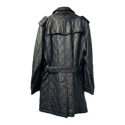Luxury Burberry BLACK LABEL/Coat/M/BLK/Sheepskin/Plain