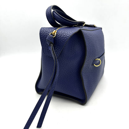 CÃ©line Borsa a mano in pelle con anello piccolo Luxury CELINE blu LA31565