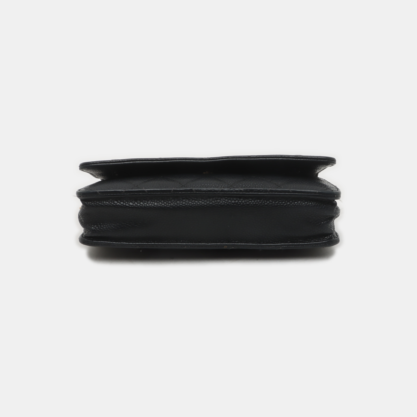 Chanel Wallet on Chain Classic Flap Black Caviar Leather Gold Hardware