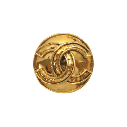 CHANEL Brooch metal gold COCO Mark vintage Women