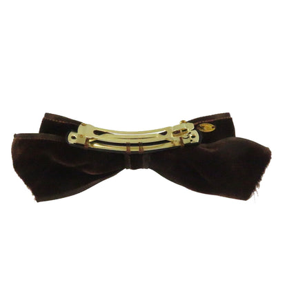 CHANEL Valletta Suede Brown COCO Mark Women