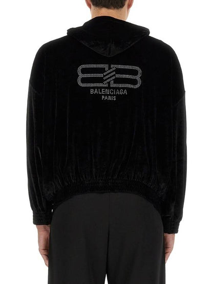 Luxury Balenciaga Trending 2025 23 fw velvet sweatshirt 751014TOVO31000 B0040440930
