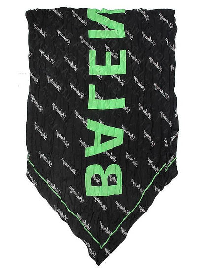 Luxury Balenciaga Trending 2025 All Over Logo Scarf Green Black