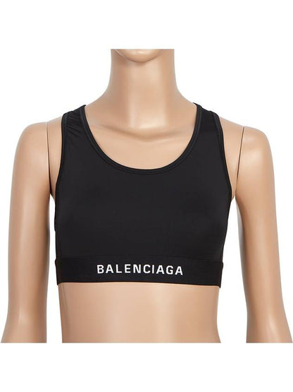 Luxury Balenciaga Trending 2025 WoMen's Athletic Sports Bra Black
