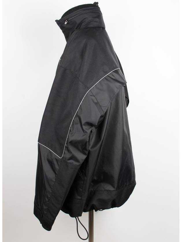 Luxury Balenciaga Trending 2025 Logo Anorak Black 46