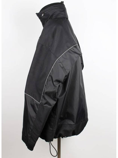 Luxury Balenciaga Trending 2025 Logo Anorak Black 46