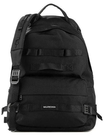 Luxury Balenciaga Trending 2025 Army Medium Multicarry Backpack Black
