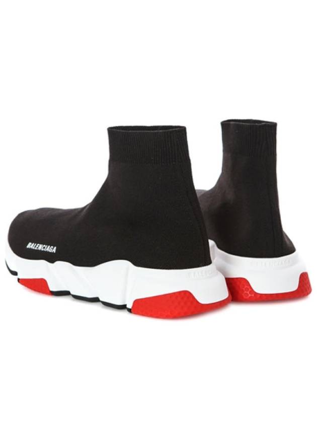 Luxury Balenciaga Trending 2025 Speed Runner High Top Sneakers Red Black