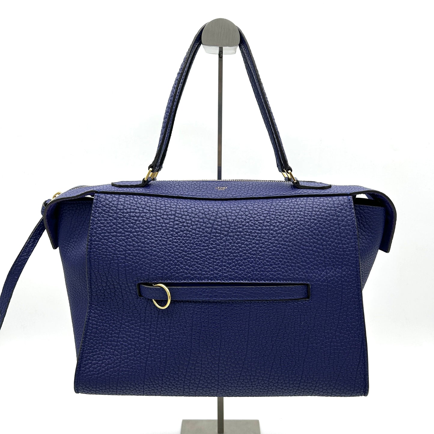 CÃ©line Borsa a mano in pelle con anello piccolo Luxury CELINE blu LA31565