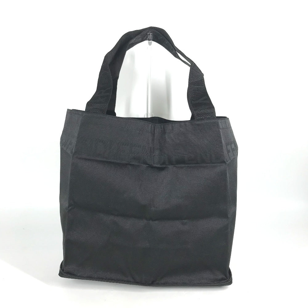 FENDI Tote Bag Nylon black vintage logo Women