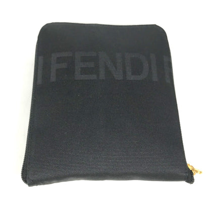 FENDI Tote Bag Nylon black vintage logo Women