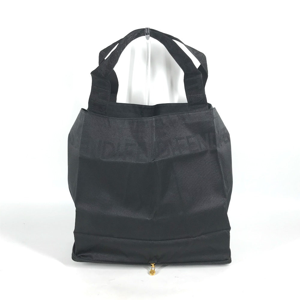 FENDI Tote Bag Nylon black vintage logo Women