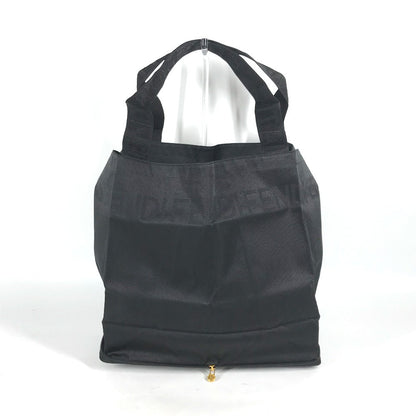 FENDI Tote Bag Nylon black vintage logo Women