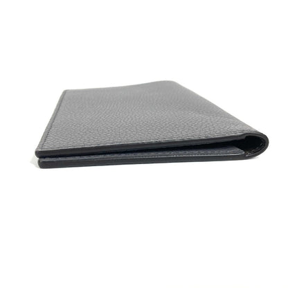 FENDI passport case leather gray logo unisex(Unisex)